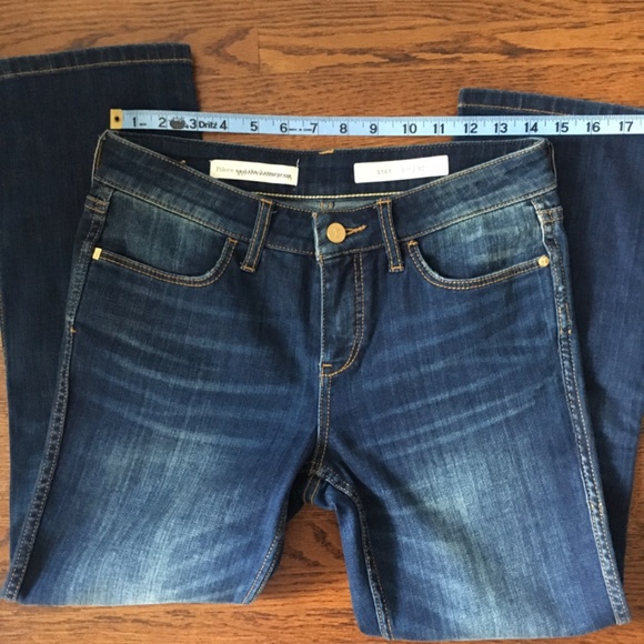 Anthropology Pilcro and the Letterpress cropped straight jeans sz 27 - Picture 6 of 10